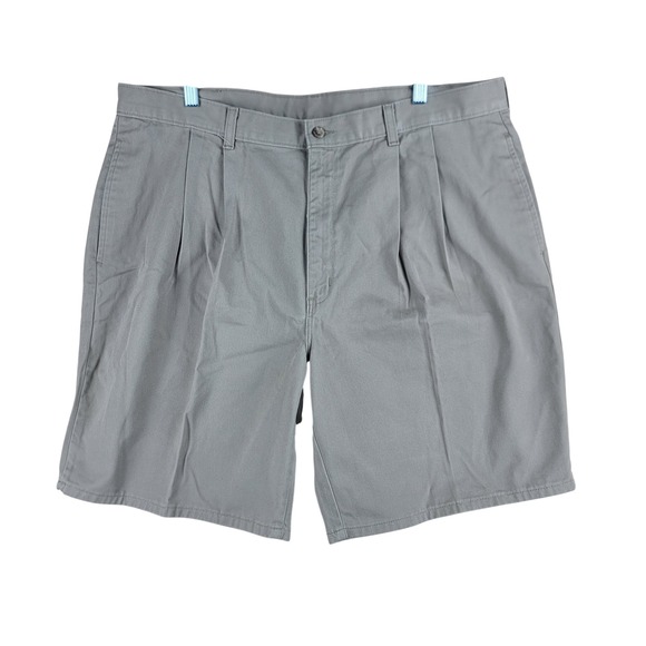Duck Head Other - Duck Head Chino Shorts Mens 41 Khaki Pleated Cotton Casual Vintage 90's